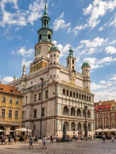 Illustrative Poznań town hall