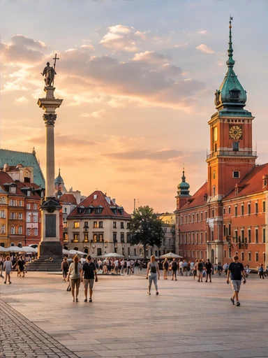 Illustrative Warsaw Old Town
